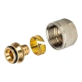 Фитинг STOUT компрессионный для труб из сшитого полиэтилена flex 16x2-2x3/4 - миниатюра фото 1