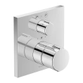 Термостатический смеситель для ванны Duravit C.1 скрытого монтажа, квадрат, хром (C15200013010) - миниатюра фото 1