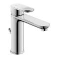 Смеситель для раковины Duravit B.3 на одно отверстие с донным клапаном, излив 141 мм, хром (B31020001010) - миниатюра фото 1