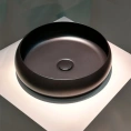 Круглая накладная раковина-чаша 45×45 см, матовый черный, без отверстий BETTECraft (A241-400) - миниатюра фото 1