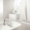 Комплект сантехники Hansgrohe Talis E2: смеситель для ванны с душем, смеситель для раковины и душевая стойка - миниатюра фото 2