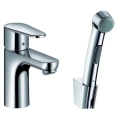 Смеситель Hansgrohe Talis E2 для раковины с гигиеническим душем — немецкое качество и комфорт - миниатюра фото 1