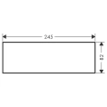 Защитная панель для смесителя AX MyEdition 245: стильная кожаная отделка в сером цвете (47917000) - миниатюра фото 2