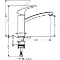 Смеситель Hansgrohe Focus 31806800 с выдвижной лейкой для кухни - миниатюра фото 3