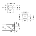 Подвесной унитаз Duravit White Tulip безободковый с покрытием HygieneGlaze (2576092000) - миниатюра фото 2