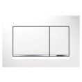 Кнопка смыва Geberit Sigma 30 115.883.KJ.1: Белый корпус, хром - миниатюра фото 1
