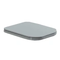 Сиденье для унитаза Simas Henges с микролифтом быстросъемное, цвет TELA MATT (HE004 tela matt/cr) - миниатюра фото 1