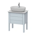 Напольная база Duravit Luv с выдвижным ящиком в светло-голубом шелковисто-матовом цвете (LU956509797) - миниатюра фото 1