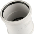 Муфта канализационная двухраструбная Raupiano Plus 110 REHAU (РЕХАУ - 11215141001) - миниатюра фото 4
