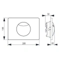 Комплект инсталляции Villeroy & Boch O Novo 5660 D1 01 с белой кнопкой смыва - миниатюра фото 7