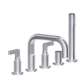 Смеситель для ванны GESSI INCOSO с изливом, ручным душем и переключателем (58040#149) - миниатюра фото 1