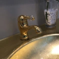 Смеситель для биде NICOLAZZI CRISTALLO Gold Brass с донным клапаном (3403GB33) - миниатюра фото 1