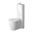 Унитаз-моноблок Duravit 640×415 мм с универсальным сливом и креплениями, белый (233090064) - миниатюра фото 1