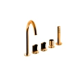 Смеситель для ванны Fantini Venezia с ручным душем, цвет Matt Copper PVD (29 P9 N465S) - миниатюра фото 1