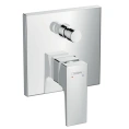 Встраиваемый смеситель для ванны Hansgrohe Metropol с переключателем на душ, хром (32545000) - миниатюра фото 1