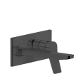 Встраиваемый смеситель GESSI Rilievo для раковины с изливом 215 мм, цвет Nero XL (59089#299) - миниатюра фото 1