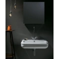 Подвесная раковина AZZURRA CHARME 68x46 см, белая, с отверстием под смеситель - миниатюра фото 1