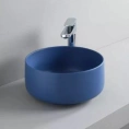 Накладная раковина ArtCeram Cognac 42 см без отверстия, цвет Blu Zaffiro (COL001 16 00 blu zaffiro) - миниатюра фото 1
