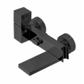 Смеситель наружный Bossini Cube с держателем для душевой лейки и гибким шлангом, черный матовый (Z004101.073) - миниатюра фото 1