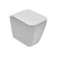 Унитаз напольный безободковый GLOBO Stone 52x36 см со скрытым креплением (ST004BI) - миниатюра фото 1