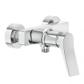 Настенный смеситель для душа GESSI Rilievo на 2 отверстия, хром (59031#031) - миниатюра фото 1