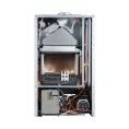 Настенный газовый котел MIZUDO MAESTRO GEM M24Т c шиной OpenTherm стеклянная панель черная - миниатюра фото 6