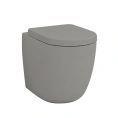 Унитаз безободковый Artceram FILE 2.0 напольный приставной, цвет Grigio Oliva (FLV005 15 00) - миниатюра фото 1