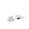 Смеситель Hansgrohe Metropol настенный для ванны с двумя изливами, хром (32548000) - миниатюра фото 1