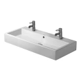 Встраиваемая раковина Duravit Vero без перелива, 2 отверстия под смеситель, с креплением, 1000x470 мм, белый (454100024) - миниатюра фото 3