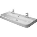 Раковина Duravit Happy D2 для мебели, 1200 мм, белая, со сливом и переливом (2318120026) - миниатюра фото 1