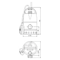 Дренажный насос Grundfos Unilift CC 5 M1 без поплавка - миниатюра фото 3
