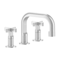 Смеситель для раковины GESSI INCISO: 3 отверстия, излив 140 мм, хром (58112#031) - миниатюра фото 1