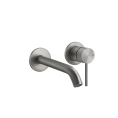Элегантный встраиваемый смеситель GESSI из стали 316 с изливом 146-116 мм, цвет Steel Brushed (54083#239) - миниатюра фото 1