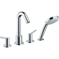 Смеситель Hansgrohe Talis для установки на борт ванны хром - миниатюра фото 1