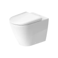 Напольный унитаз Duravit D-Neo: безободковая модель со скрытым сливом, белый (2003090000) - миниатюра фото 1