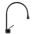 Смеситель для раковины Gessi Goccia на 1 отверстие с изливом 244 мм, черный (33602#299) - миниатюра фото 1