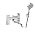 Смеситель для ванны Hansgrohe Vernis Shape с ручным душем Vernis Blend Vario, хром (71462000) - миниатюра фото 1