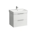 Подвесная база LAUFEN Base 8.1096.4 с двумя ящиками, белая глянцевая, 615x440x530 мм (4.0229.2.110.261.1) - миниатюра фото 1