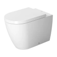 Унитаз Duravit ME by Starck напольный пристенный с горизонтальным стоком 4,5 л 370x600 мм белый с WonderGliss (21690900001) - миниатюра фото 1