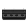Профиль линейный GESSI BINARIO 880 мм для 4 модулей, цвет Black XL, установка Easy-Fix (61127#299) - миниатюра фото 1