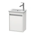 База под раковину Duravit Ketho 550x400x285 с дверцей, белая глянцевая (KT6417L2222) - миниатюра фото 1