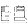 Твердотопливный напольный одноконтурный котел Kentatsu Furst Vulkan Max SR-450 - миниатюра фото 2