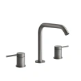 Смеситель для раковины GESSI 316 на 3 отверстия, брашированная сталь (54412#239) - миниатюра фото 1