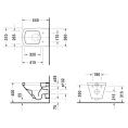 Элегантный подвесной унитаз Duravit DuraStyle (2536090000) - миниатюра фото 6