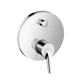 Встраиваемый смеситель для ванны Hansgrohe Talis S с переключателем и защитой по стандарту EN 1717 (хром) (72406000) - миниатюра фото 1