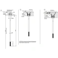 Потолочный излив GESSI 316 с дистанционным управлением (цвет brushed black metal PVD, пульт приобретается отдельно) (54499#707) - миниатюра фото 2