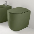Унитаз подвесной Kerasan Nolida безободковый 55x35 см цвет Verde Muschio (531811) - миниатюра фото 1