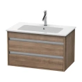 База под раковину Duravit Ketho для ME by Starck, 2 выдвижных ящика, цвет тичинская вишня, 480x800x475 мм (KT642907373) - миниатюра фото 1