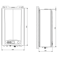 Газовый настенный двухконтурный котел Roda VorTech One CS18 - миниатюра фото 2
