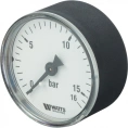 Манометр аксиальный 50 мм 1/4, 0-16 бар Watts F+R100 - миниатюра фото 1